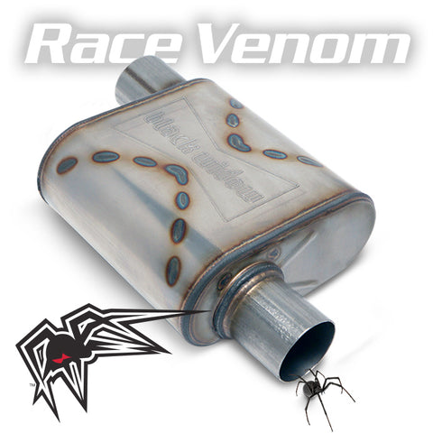 Black Widow Exhaust - Race Venom (9" x 9" x 4")