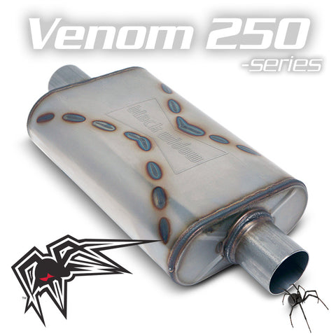 Black Widow Exhaust - Venom 250-series (14” body)