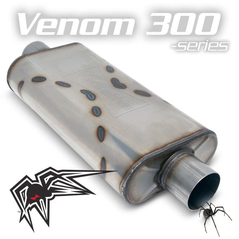 Black Widow Exhaust - Venom 300-series (18” body)